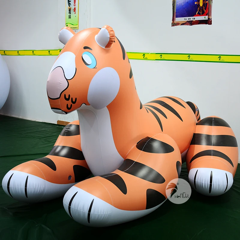 Производство в Китае Гуанчжоу гигантский надувной Тигр из ПВХ для