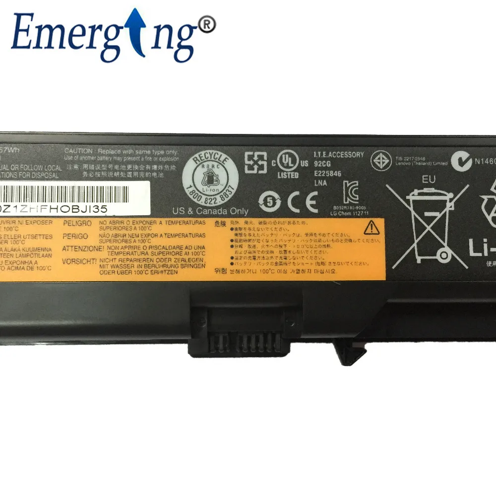 Оригинальный аккумулятор для ноутбука Lenovo ThinkPad 42T4911 42T4912 L410 L412 L420 L421 W510 L510 L520 L512 W520