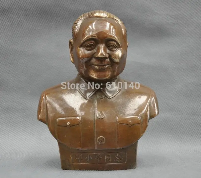 8 ''Китай Великий экс лидер Дэн Сяопин Бюст Бронзовая статуя|bust statue|statue of liberty