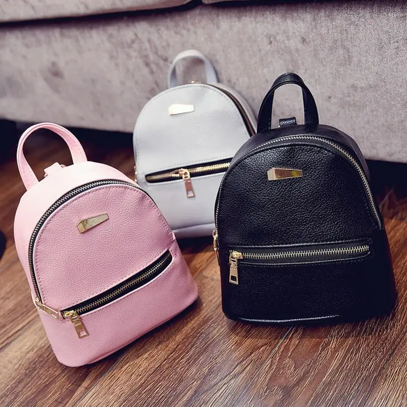 Талисман! Женский рюкзак на плечо новинка 2017 модный простой мини-рюкзак из