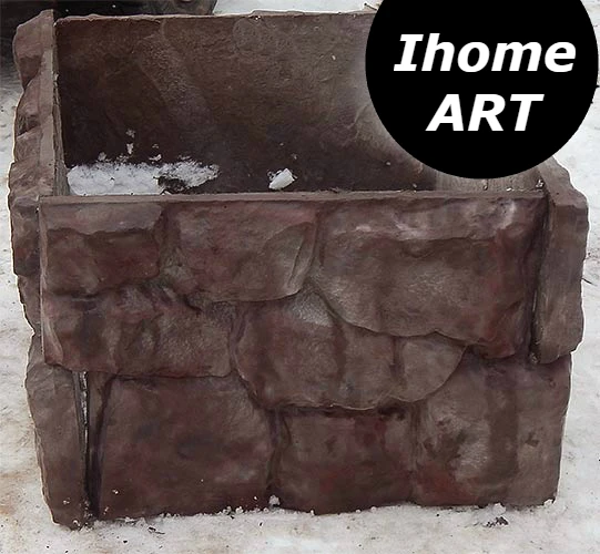 Пластиковые формы для изготовления бетонных квадратных цветочных горшков сада