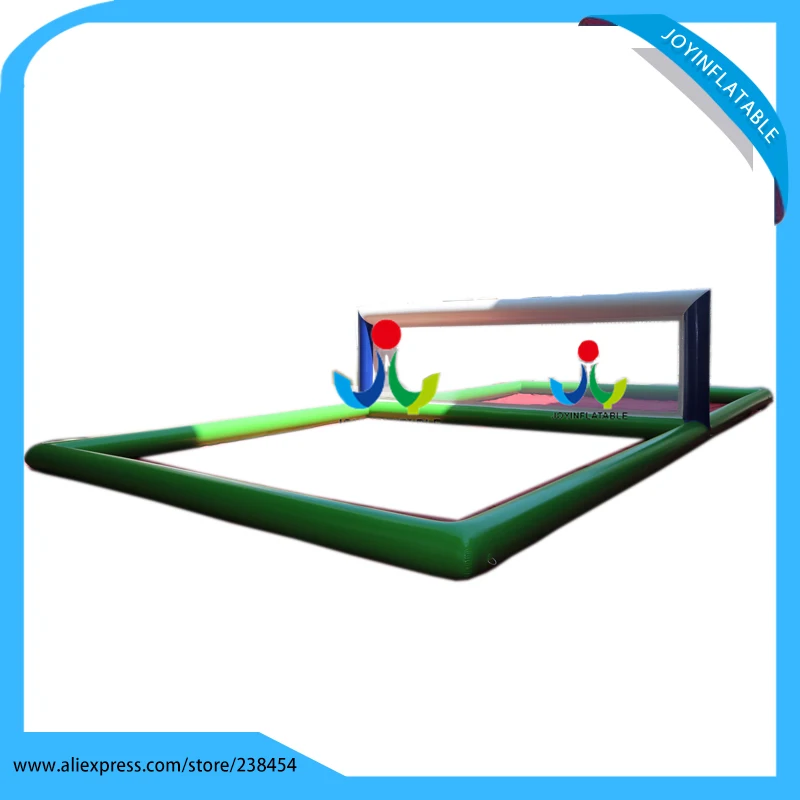 

12X6X1.5m Inflatable Water Volleyball Field Water Park Equipment Outdoor Inflatable Sport Court Volleyball stand