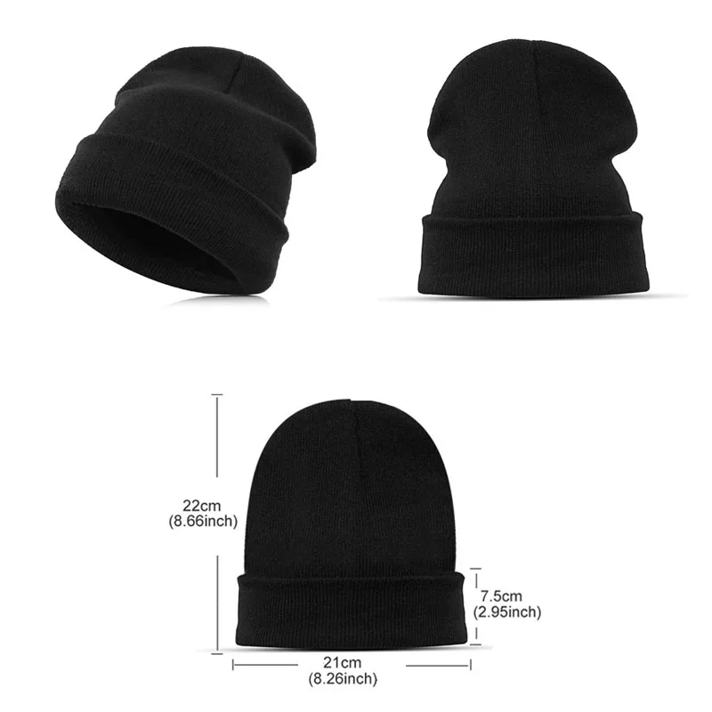Письмо шапочки шляпа Skullie зимние вышивка в стиле панк для мужчин и женщин