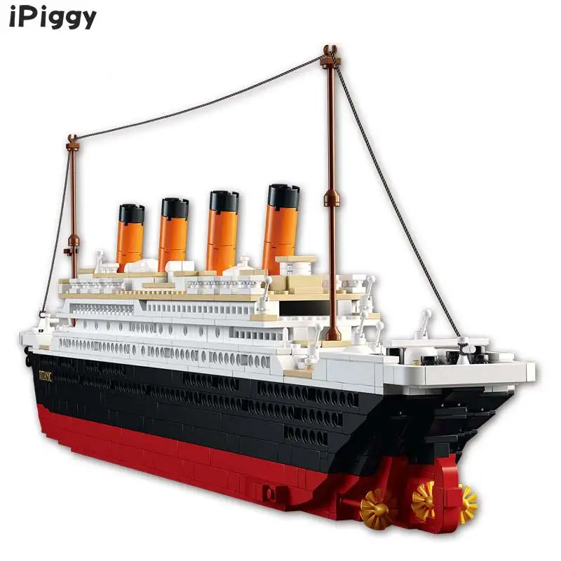 3D блоки Титаник Rms корабль развивающие хобби модель строительный блок игрушки