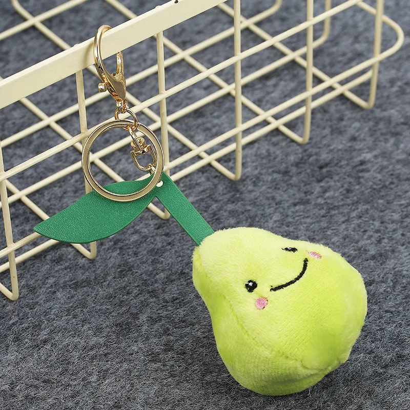 

Apple Pineapple Doll Pendant for baby cradle Let children know fruits and vegetables Best child Plush toys keychain For Children