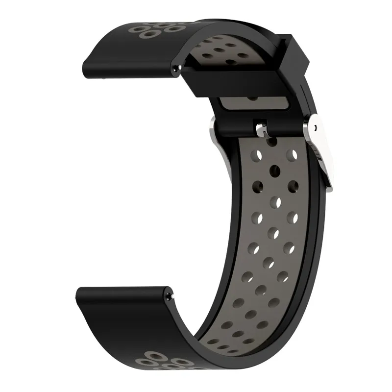 20 мм/22 мм замена силиконовый браслет для наручных часов Apple Watch 1/2/3/4 смарт ремешок для huawei часы 2/samsung/LG g/Ticwatch-1 шт