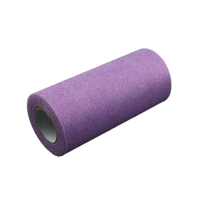 Королевский синий пачка Блестящий тюль рулонная Катушка " x 25 ярдов гипюровая Ткань Свадебный сверкающий подарок обёрточная бумага бант ремесло