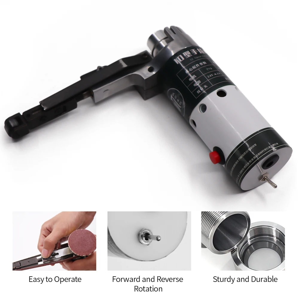 Электрический ленточный шлифовальный мини станок электрический Встроенная