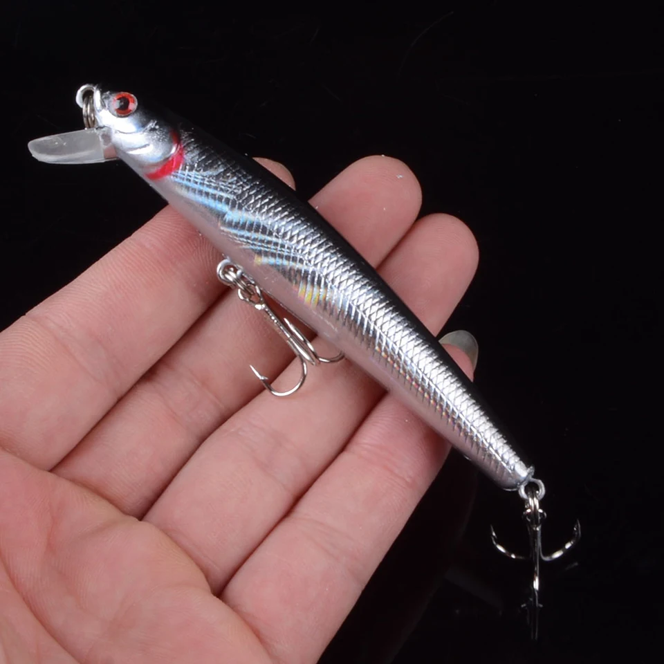 1 шт. 9 5 см 8 г блесна рыболовные приманки 3D глаза воблеры Isca pomer Pesca снасть