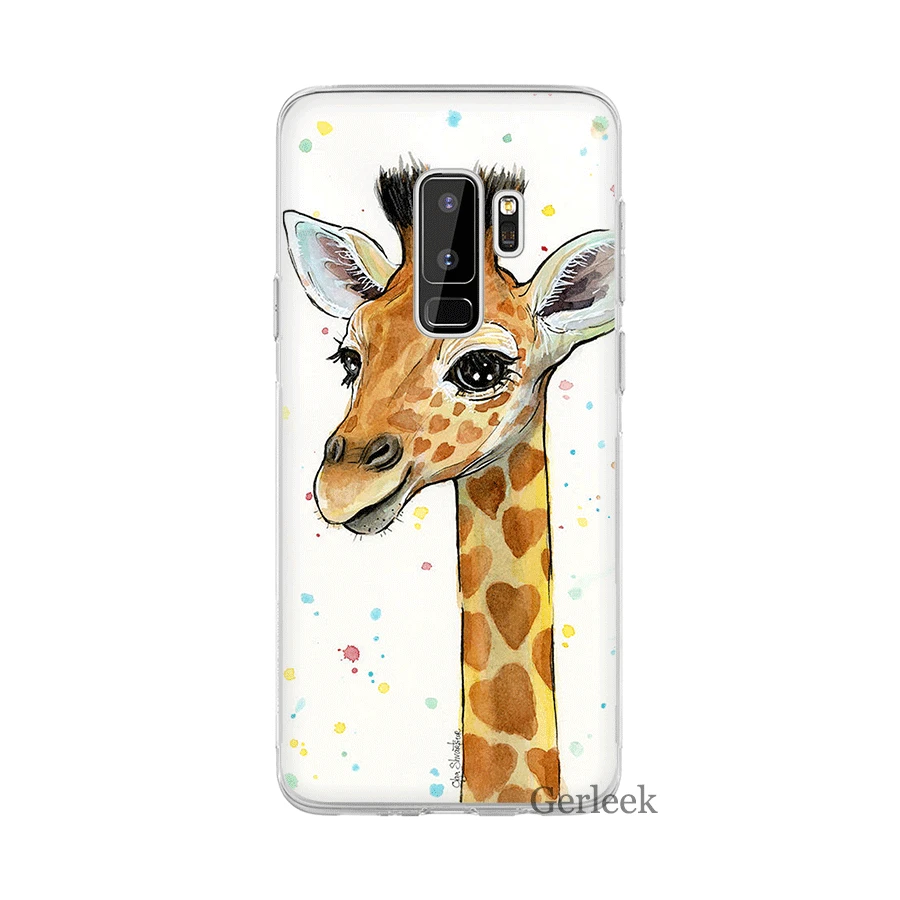 Чехол Desxz giraffes для Samsung galaxy J1 J2 J3 J5 J7 J6 Prime защитный чехол|Чехлы-накладки| |
