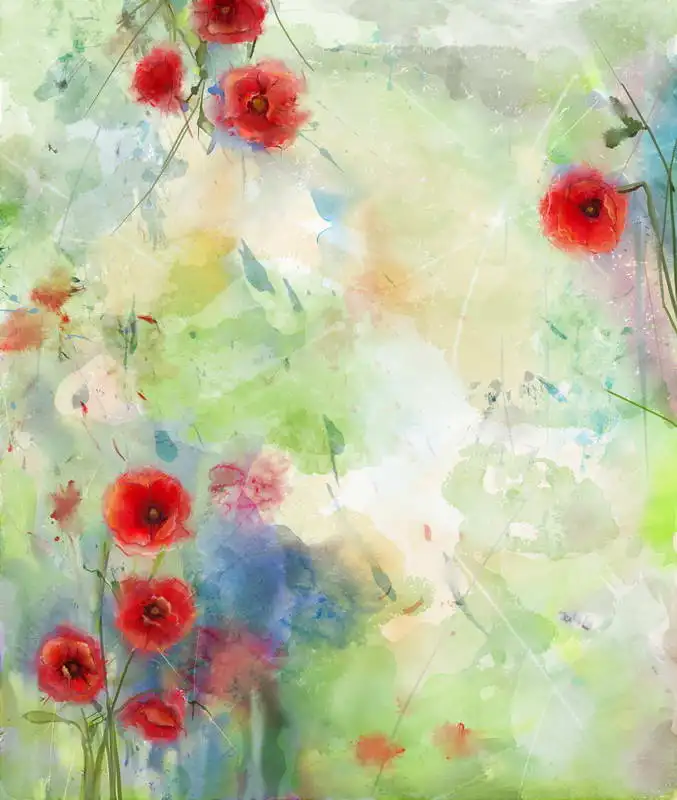 

Painted Photo Background 150x220cm Photographic-Backdrops Fabric Baby Portrait Photo Studios Floral Background