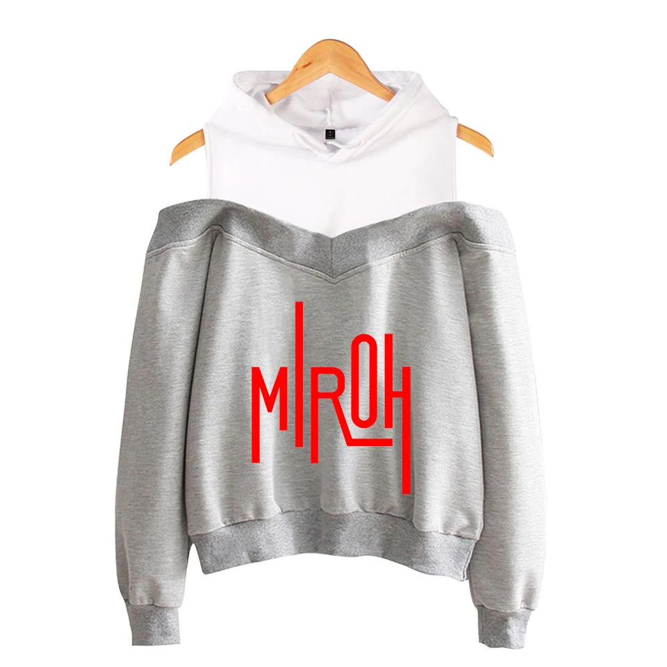 Детская толстовка FRDUN TOMMY Stray kids уличная одежда модная с открытыми плечами Женская