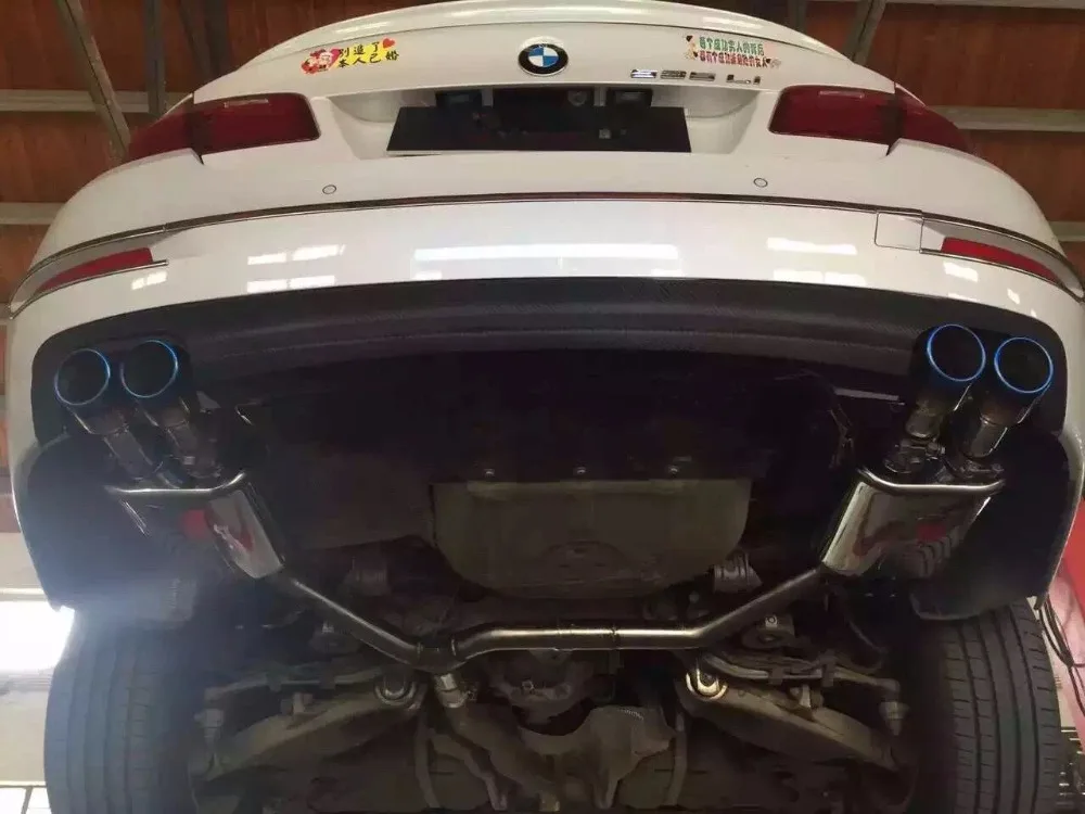 Выхлопной глушитель CATBACK для BMW F10 535I с дистанционным управлением или без него|exhaust