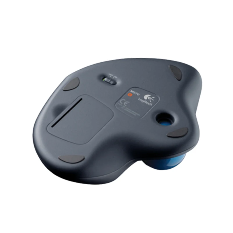 Мышь Logitech M570 с беспроводным оптическим трекболом 2 4G эргономичная мышь для