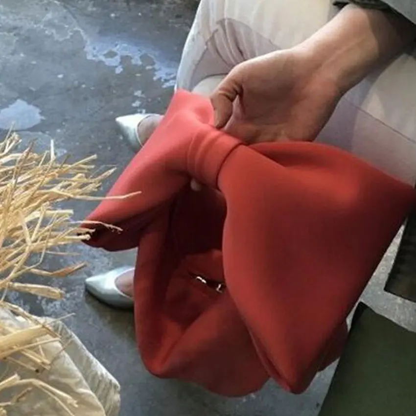 Рецессивная сумка мессенджер LJT Сумка с лентой и милым бантом Женская мини для