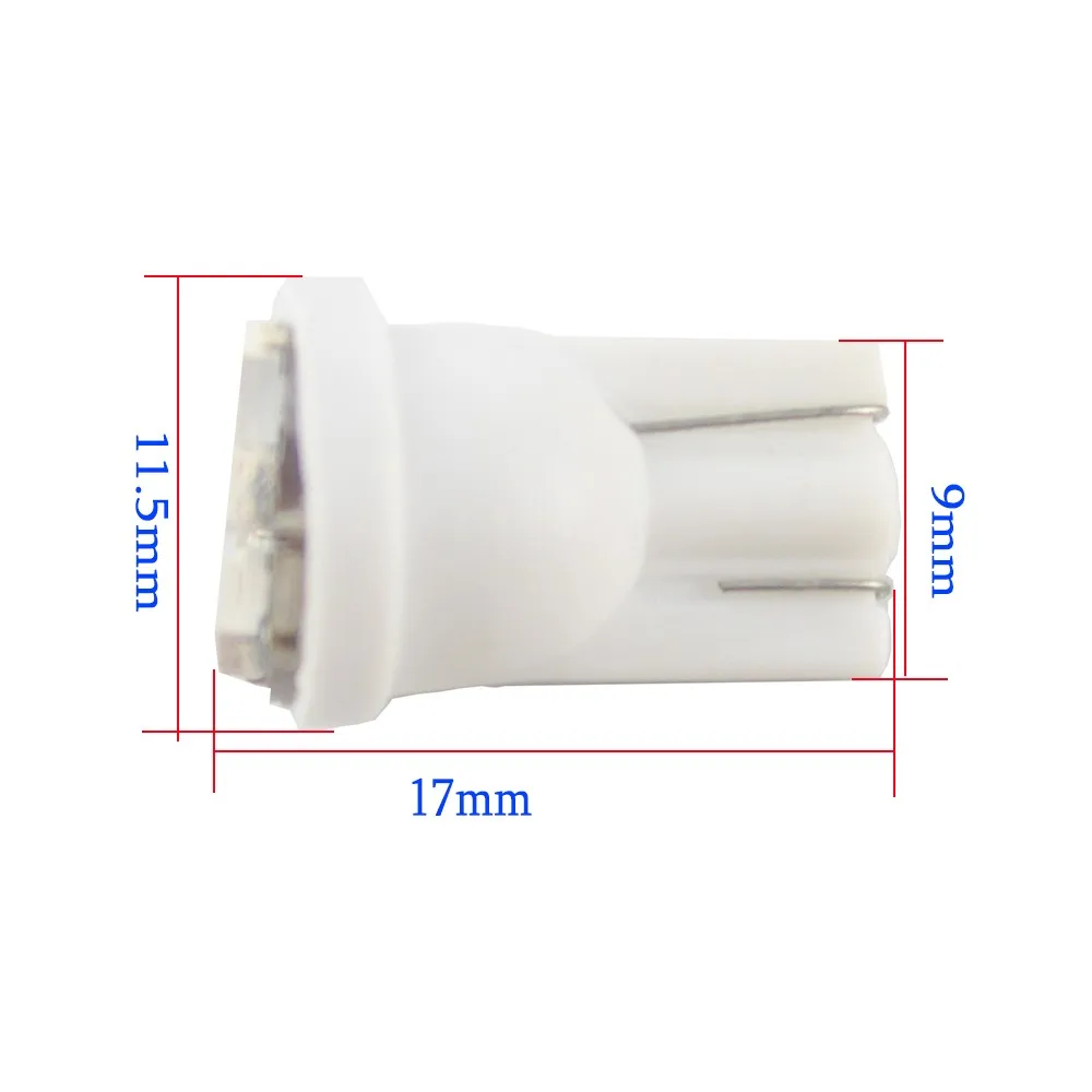 10 шт. Супер Белый T10 194 6 SMD 1206 светодиодный Клин W5W манометр сигнал поворота