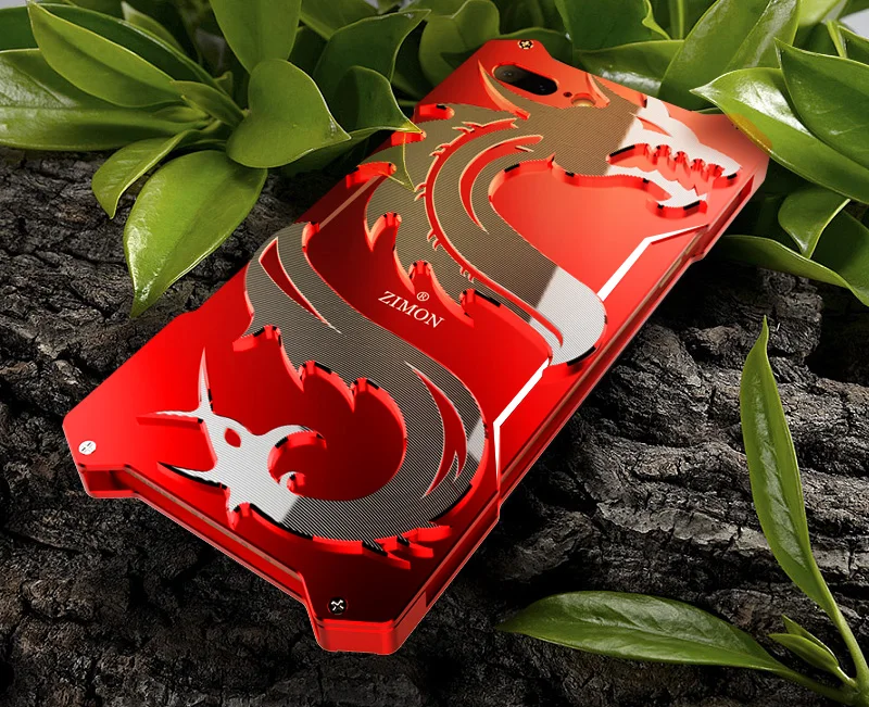 Zimon 3D Дракон противоударный металлический чехол для iPhone 7 8 Открытый Чехол Алюминий Металл Телефон Броня задняя крышка для iPhone 6 6s