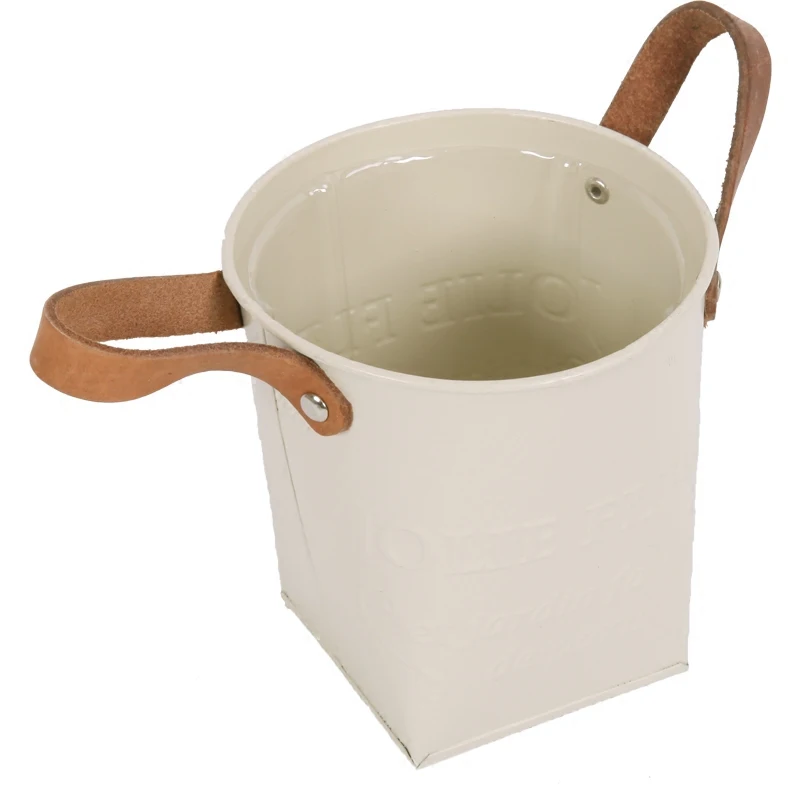 Оловянное ведро цветочный горшок садовый Декор для дома из железа сушеный с