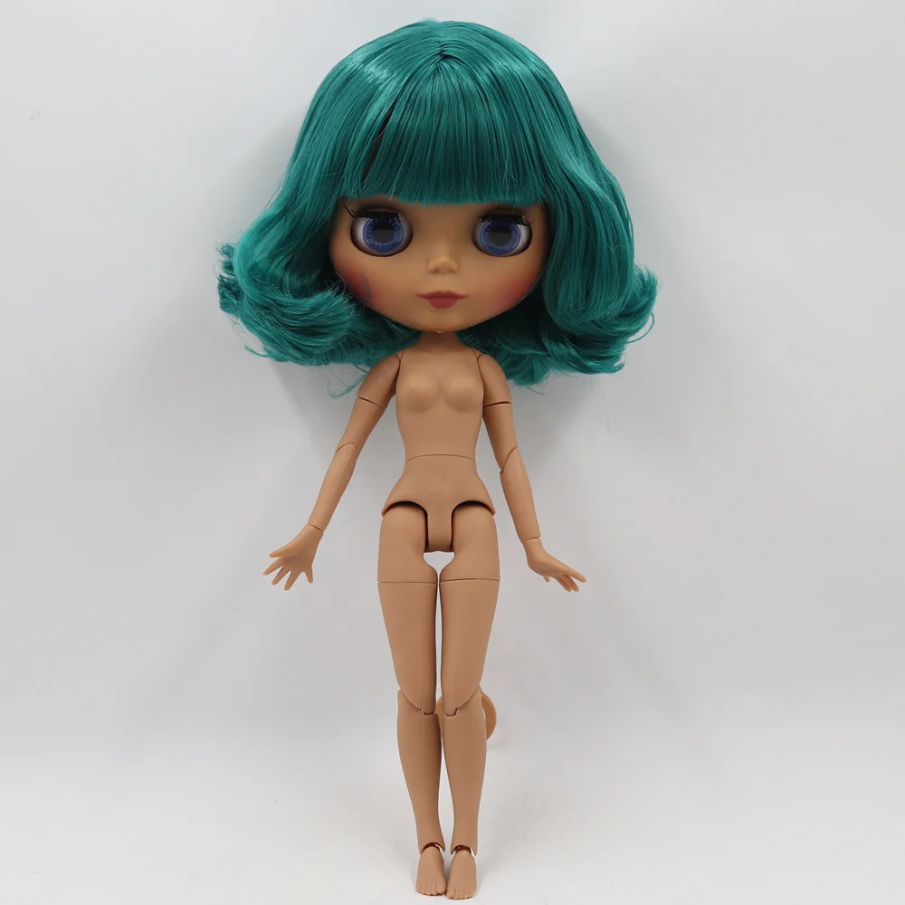 

ICY DBS Blyth Doll No.BL1206 Green hair Black Matte face Joint body 1/6 bjd