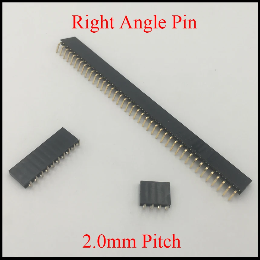 1*40 1x40 Pin 40 P 2 0 мм Шаг пространство 4 3 высота гнездовой соединитель Однорядный 90