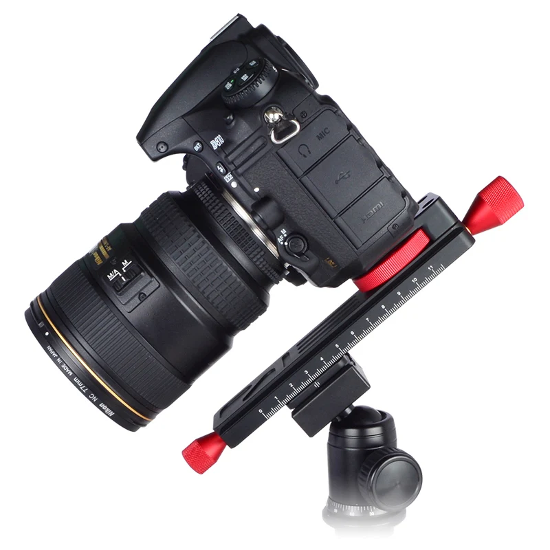 

W-160 38mm Macro Shooting Focus Rail Plate 1/4" 3/8" For DSLR Fit Arca Tripod