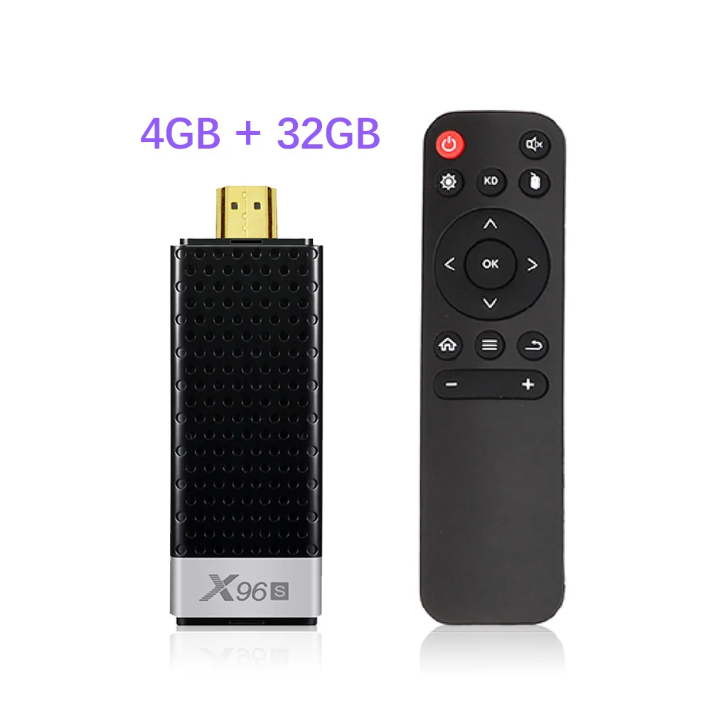 4G 32G ТВ-палка Android 9,0X96 S 4 ГБ 32 ГБ четырехъядерный процессор Amlogic S905Y2 4K 2,4G& 5GHz двойной Wifi Bluetooth 4,2 1080P H.265 ТВ-палка Android tv - Цвет: 4G 32G