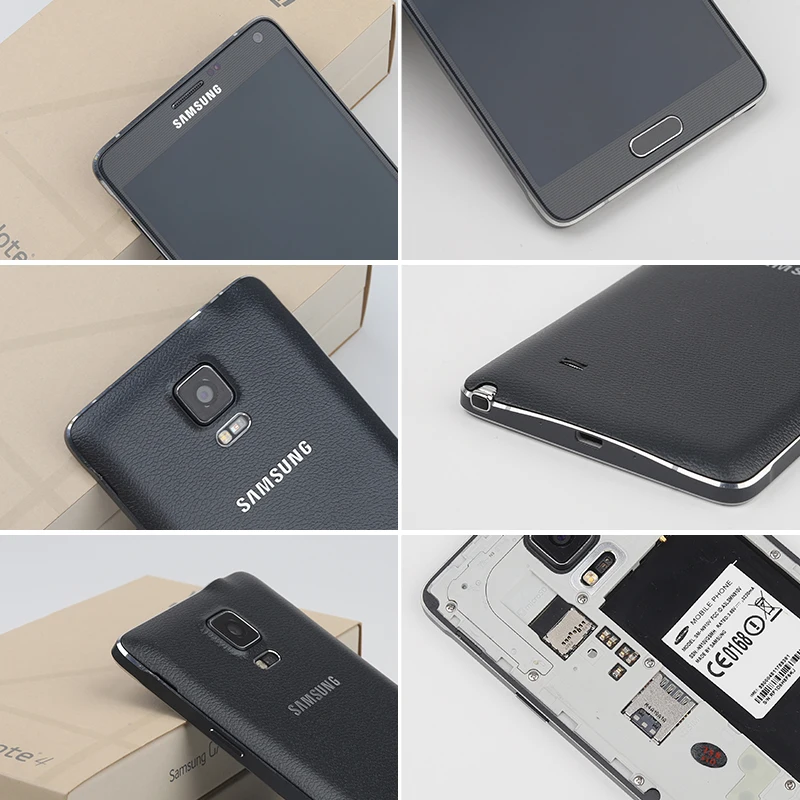 7 Days Arrived Samsung Galaxy Note 4 N910A N910F N910P 4G LTE Mobile Phones 5.7 inch 16MP NFC Snapdragon 805 Smartphones | Мобильные