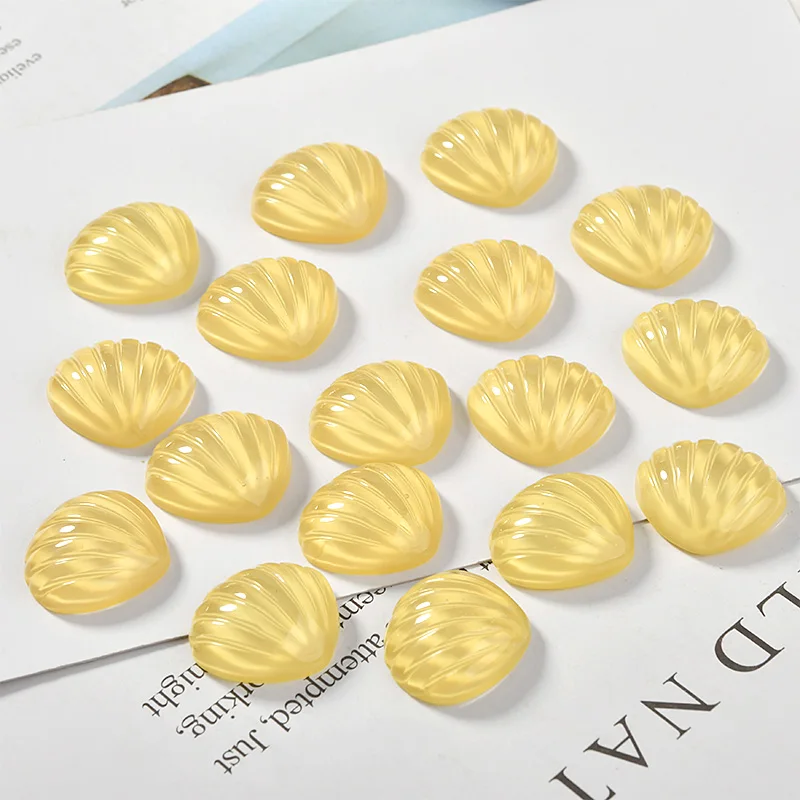 Пластырь из прозрачной смолы в виде ракушки украшения сделай сам серьги ручной