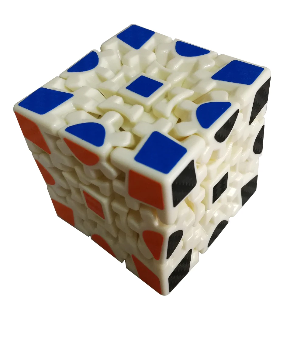 ZCUBE наклейки углеродного волокна Шестерни Мэджико Cubo 5 7 см 3x3x3 3D головоломки нео