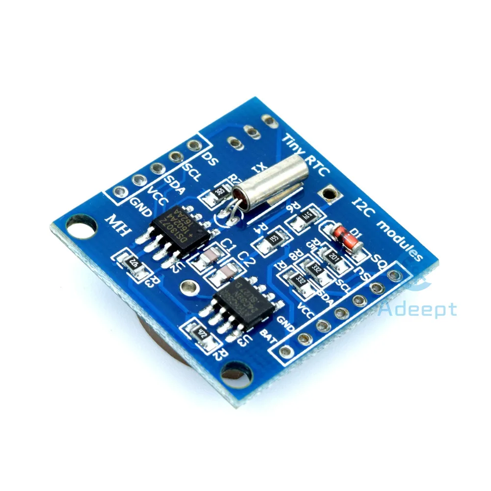 Adeept I2C RTC DS1307 AT24C32 Real Time Clock Module For Arduino Raspberry Pi Freeshipping diy diykit | Электроника