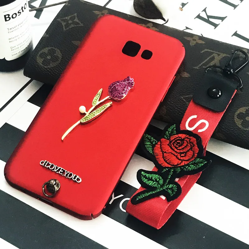 S8 S9 Plus Luxury Rose Bling phone case for Samsung Galaxy A5 A3 A7 J3 J5 J7 2016 2017 Neo Prime MAX J2 Pro A9 A6 A8 2018 |