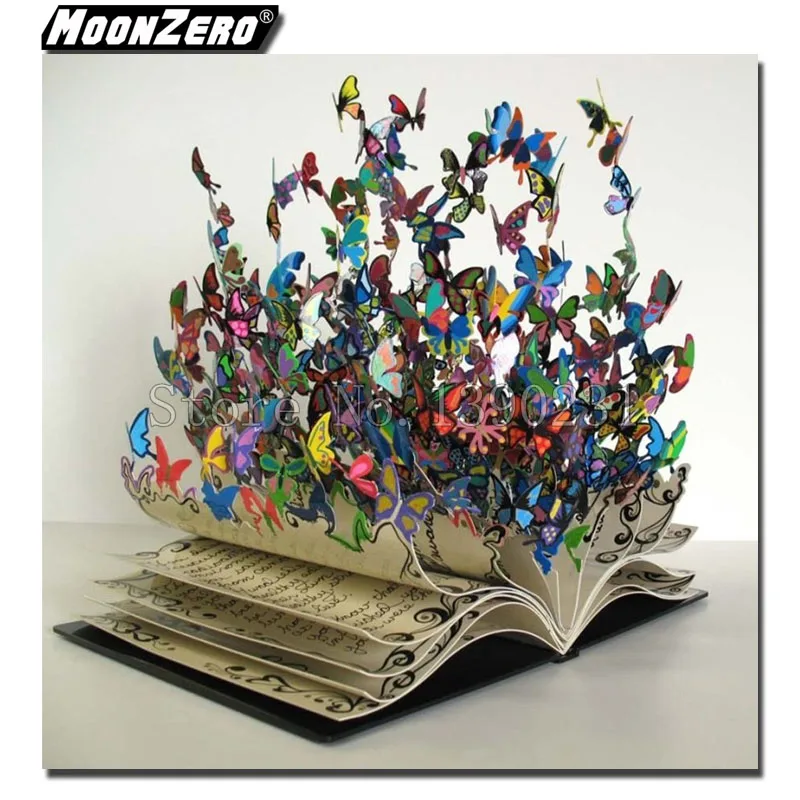 2018 Fashion 5D Diy diamond painting Book Full Square Embroidery Mosaic Butterfly Gift set crafts WYZ187124 | Дом и сад