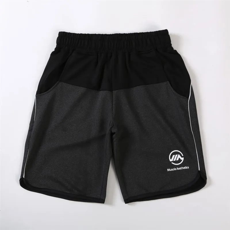 

Mens Casual Shorts Run Jogging Sports Loose Polyester Quick Dry Bodybuilding Crossfit Sportswear Male Short Pants