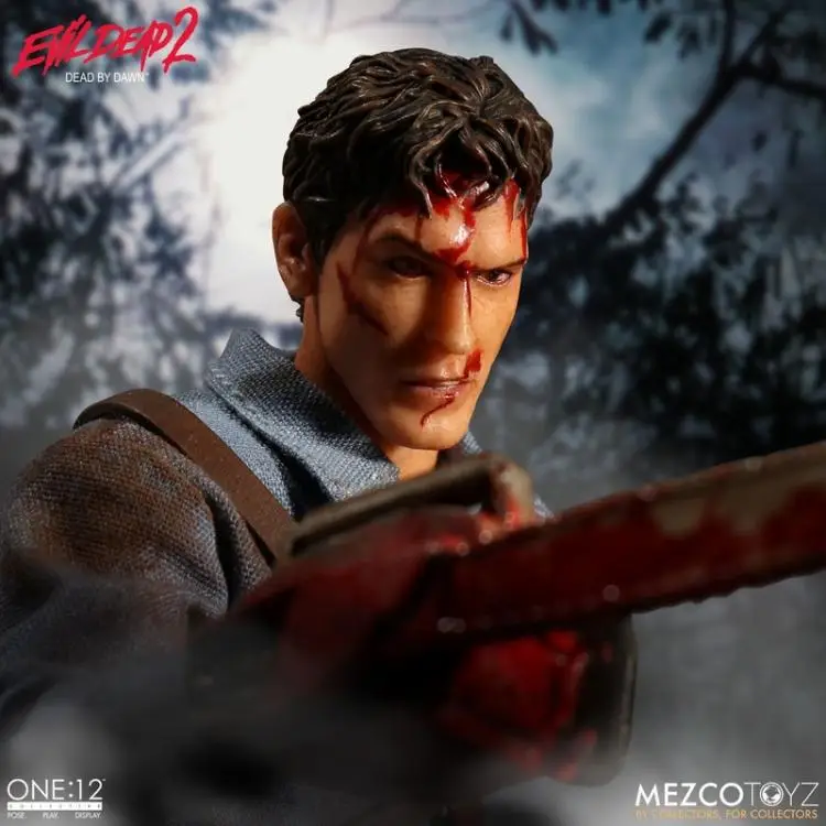 Mezco Toyz 76510 1/12 Evil Dead 2 Ghost Play ASH Коллекция фигурка для фанатов хобби и подарок на праздник 17 см