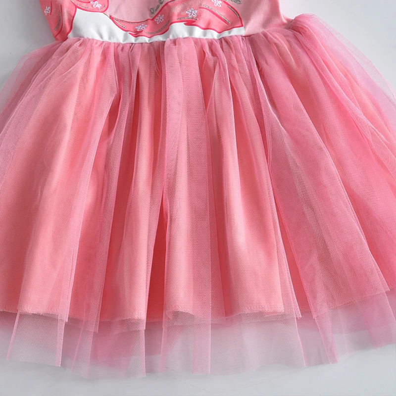 Платье для девочек Платья с единорогом roupas infantis menina Повседневное платье-пачка