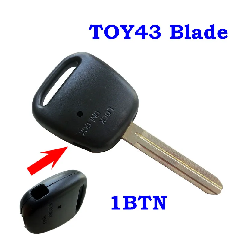 1/2 Боковая кнопка дистанционного ключа чехол для TOYOTA Carina Estima Harrier Previa Corolla Celica TOY43