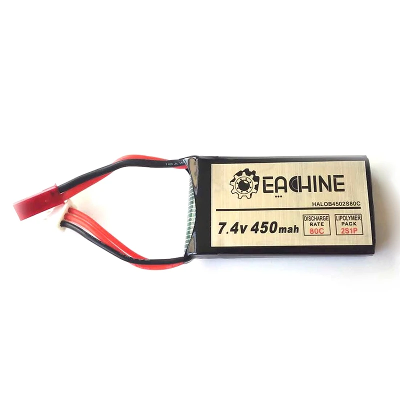Высокое качество Eachine Для Aurora 90 100 Мини FPV Racer запасная часть 2S 7 4 V 450mAh 80C Lipo батарея