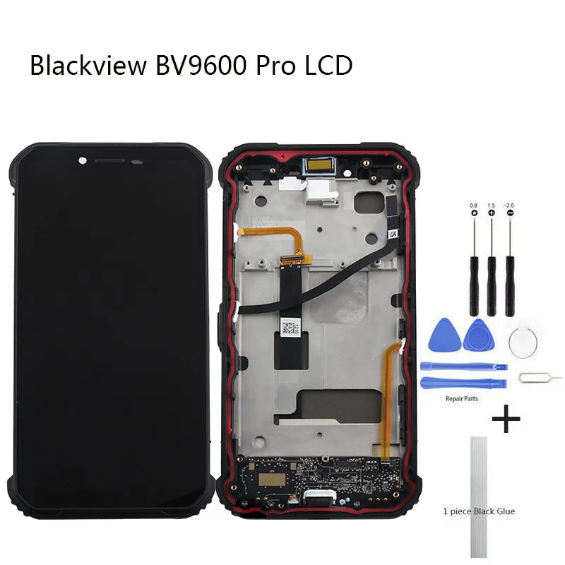 Сменный экран дисплея для Blackview BV9600 pro ЖК сенсорный 6 21 дюйма черный экран|Экраны