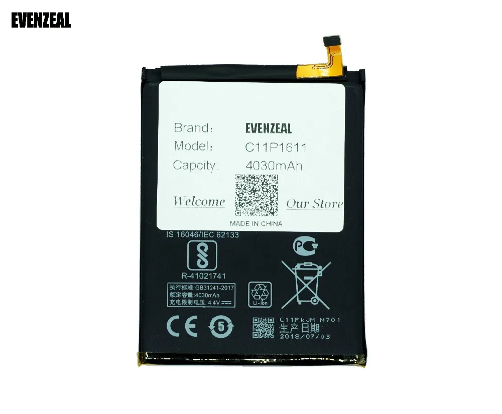 EVENZEAL 1 шт. умная батарея мобильного телефона для ASUS Zenfone 3 Max Z3 ZC520TL X008DB PegASUS X008 X008D Z01B