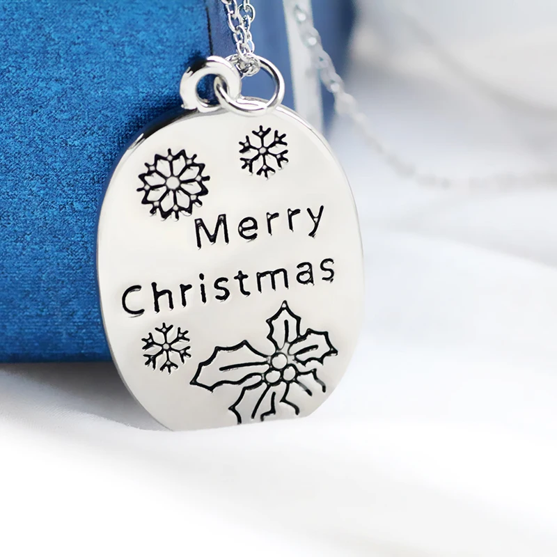 Магия ikery рождественский подарок для матери кулон с надписью оптовая продажа