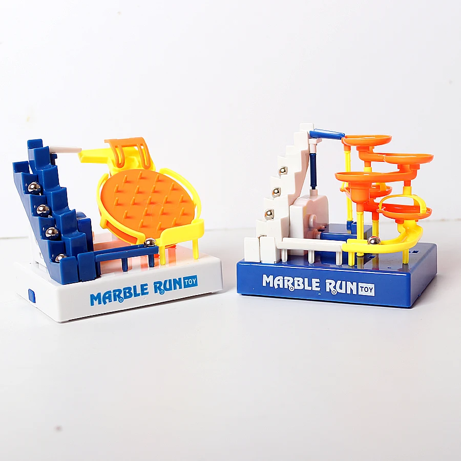 DIY Marble Run электронная Строительная лестница лабиринт шары строительные блоки