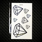 Популярные водонепроницаемые модные алмазные тату наклейки для мужчин женский боди-арт татуировки Съемные поддельные временные татуировки наклейки GAQ03