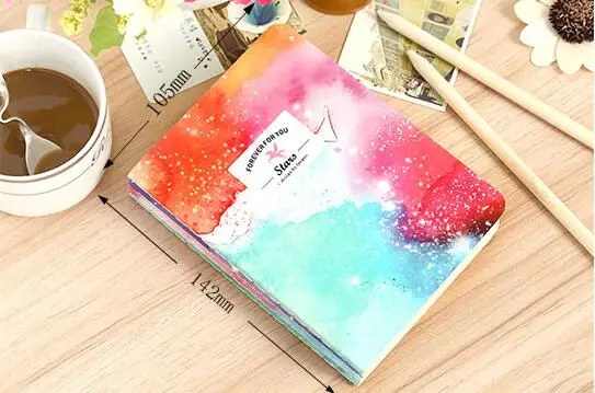 1 шт./лот 105*142 мм/серия Romatic Starry sky 64K записная книжка из крафт