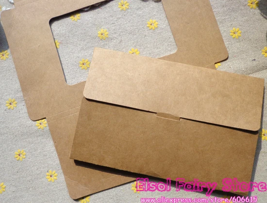 50pcs Kraft Cover for Postcard Greenting card cover DIY Paper Photo Frame | Дом и сад