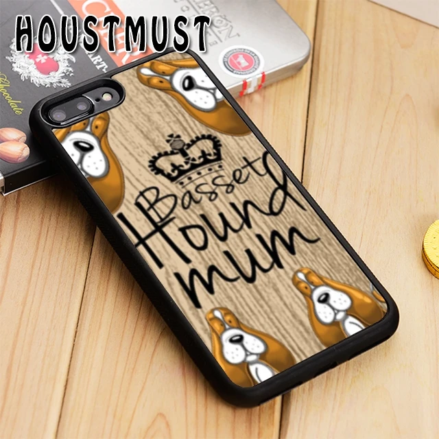 HOUSTMUST I Love My Basset Hound Dog Puppies Case cover For iPhone 5 5S 6 6S 7 8 X XR XS max galaxy S6 S7 edge S8 S9 Plus Note |