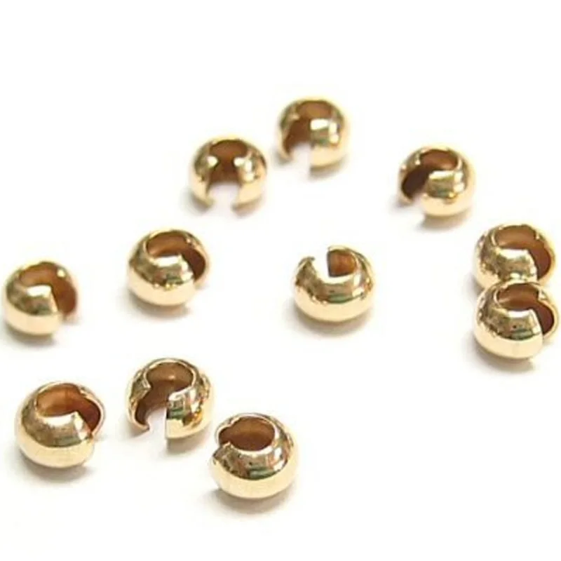 20 шт. бусины для ювелирных изделий 2 5 4 мм|end beads|14k gold filledfor jewelry making |