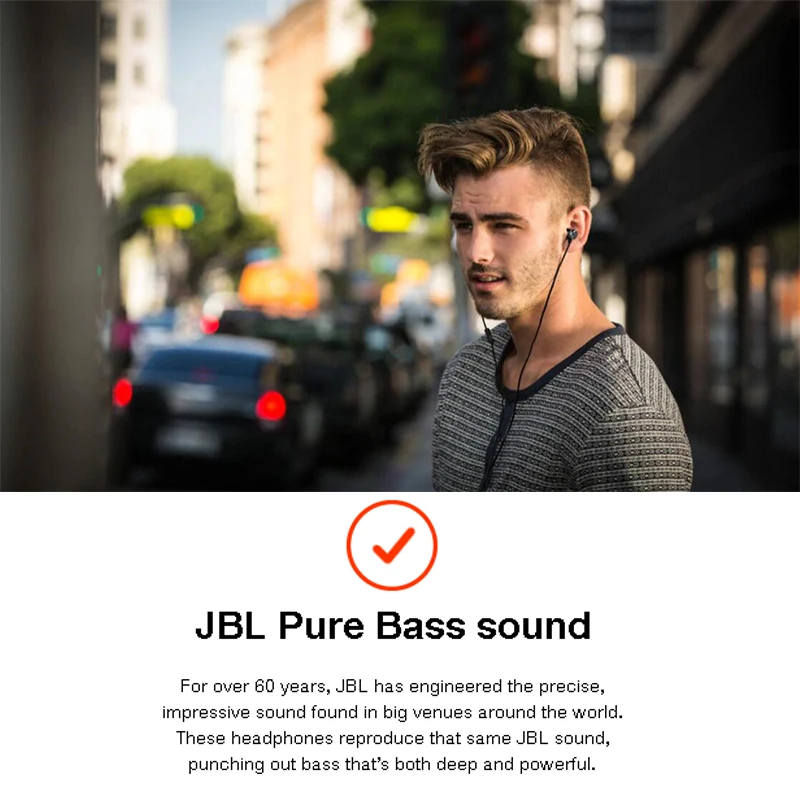 JBL T290 3 5 мм проводные наушники Мелодия 290 стерео музыка Спорт чистый бас гарнитура