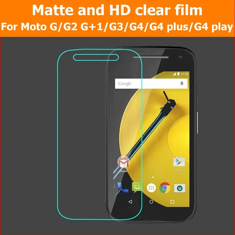 HD прозрачная глянцевая пленка для Motorola G xt1032 G2 + 1 G3 G4 Антибликовая матовая Moto Plus Play