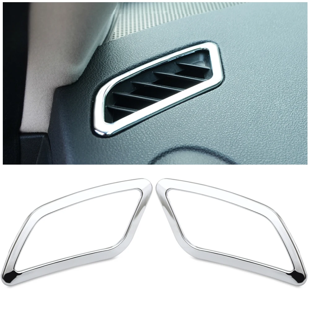 2 * ABS хромированные передние чехлы на вентиляционное отверстие переменного тока
