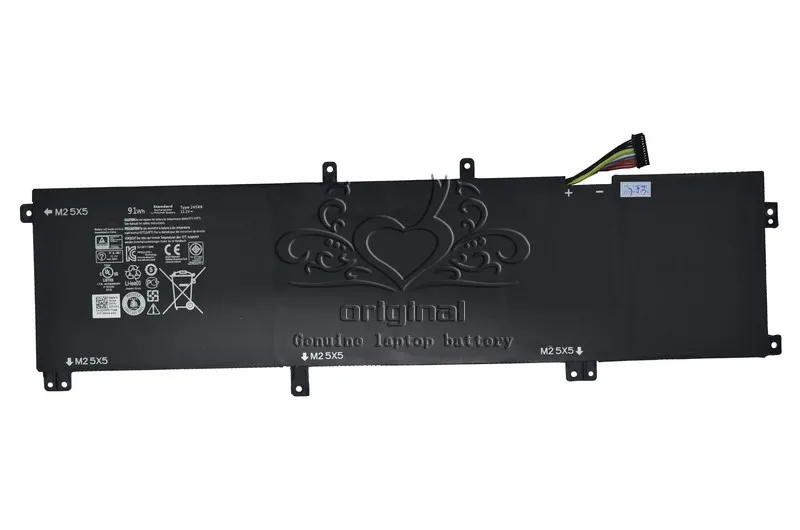 JIGU новая Подлинная 11 1 В 91Wh 245RR 701WJ 7D1WJ Оригинальная батарея для Dell Precision M3800 XPS 15